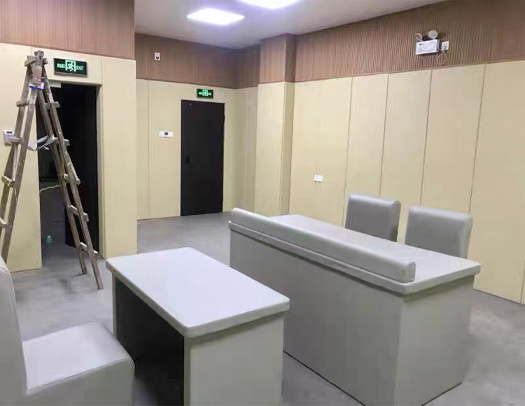 審訊室防撞墻板該如何安裝，廣州星美建材防撞軟包