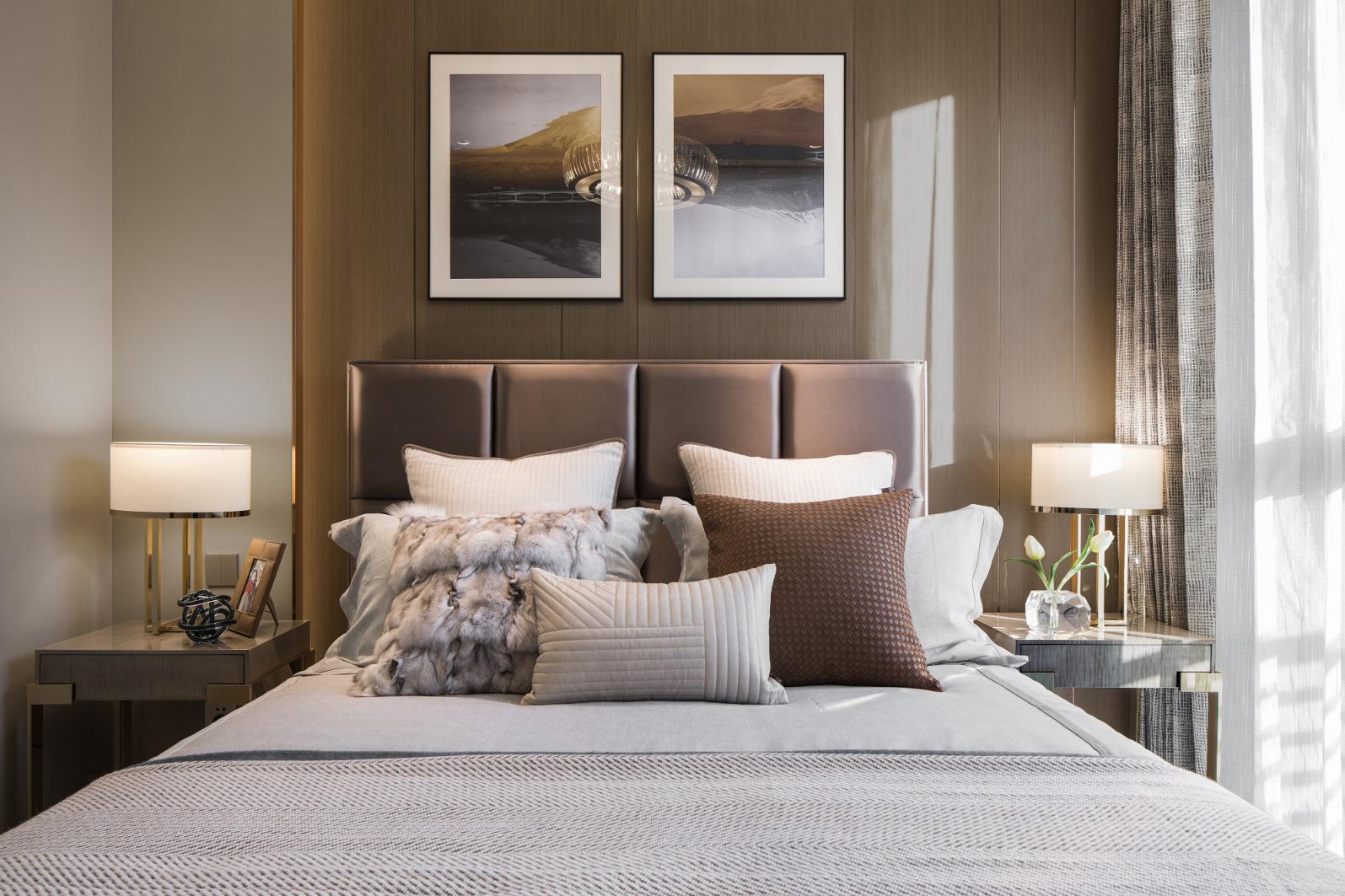 歐式輕奢風格室內(nèi)設計家裝案例-客臥 歐式輕奢風格室內(nèi)設計家裝案例-客臥