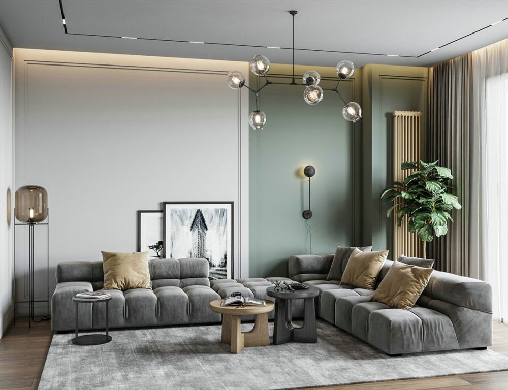 江門市新會(huì)保利西海岸北歐風(fēng)格三居室裝修案例