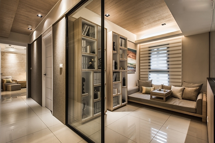 現(xiàn)代前衛(wèi)風格家裝設計室內裝修效果圖-書房 現(xiàn)代前衛(wèi)風格家裝設計室內裝修效果圖-書房