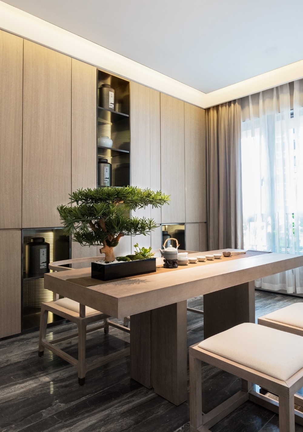 現(xiàn)代簡約風格室內(nèi)設(shè)計家裝案例-茶室 現(xiàn)代簡約風格室內(nèi)設(shè)計家裝案例-茶室