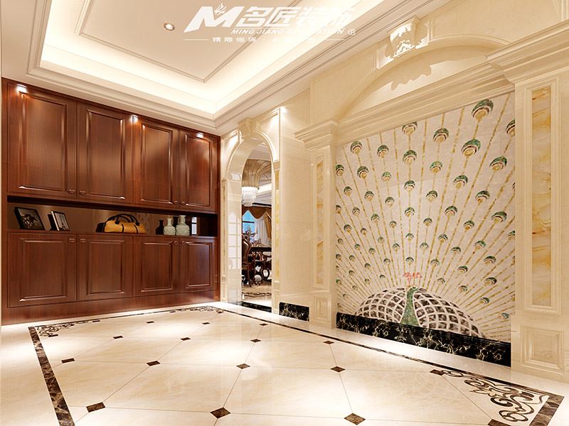 揭陽(yáng)市百美雅苑歐式風(fēng)格四居室裝修案例