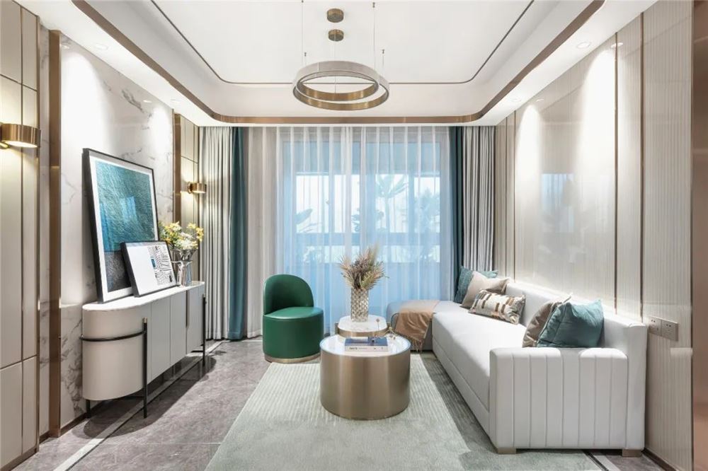 佛山市綠地熙江廣場其他三居室裝修案例