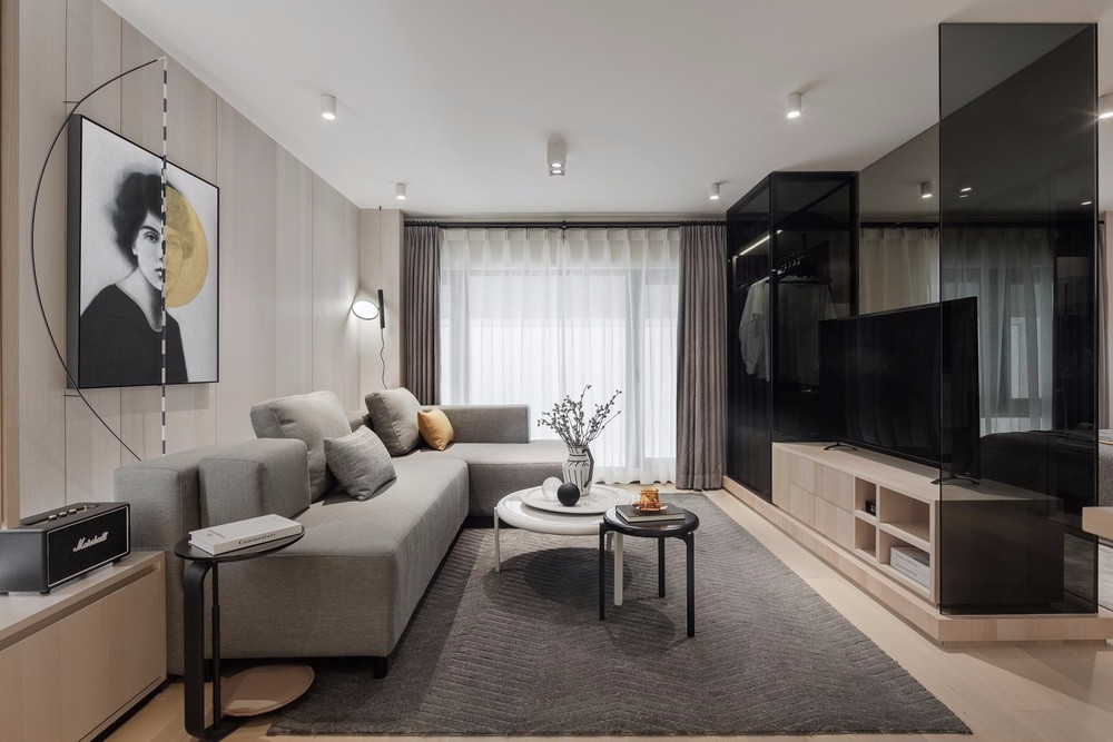 現(xiàn)代簡(jiǎn)約風(fēng)格室內(nèi)家裝案例效果圖-二層客廳 現(xiàn)代簡(jiǎn)約風(fēng)格室內(nèi)家裝案例效果圖-二層客廳