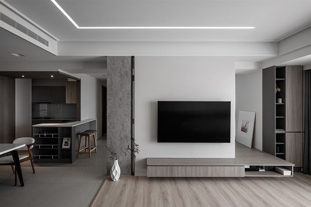 廣州市碧桂園天璽灣現(xiàn)代簡(jiǎn)約風(fēng)格三居室裝修案例