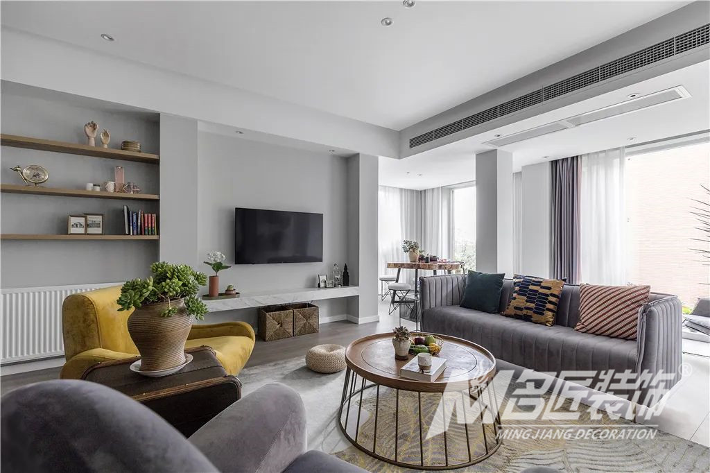 裝修案例輕奢風格室內(nèi)裝修效果圖-客廳 裝修案例輕奢風格室內(nèi)裝修效果圖-客廳