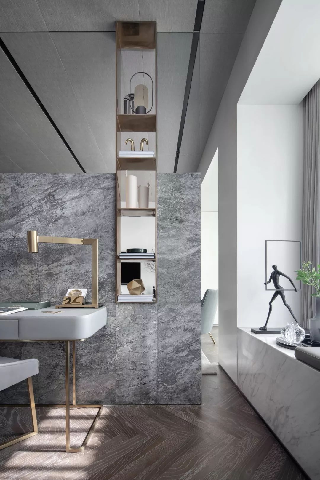 現(xiàn)代輕奢風(fēng)格室內(nèi)設(shè)計家裝案例-梳妝臺 現(xiàn)代輕奢風(fēng)格室內(nèi)設(shè)計家裝案例-梳妝臺