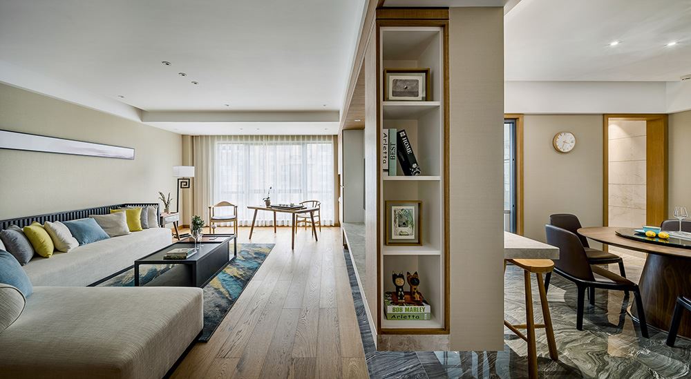 佛山市朝安金茂悅現(xiàn)代簡(jiǎn)約風(fēng)格三居室裝修案例