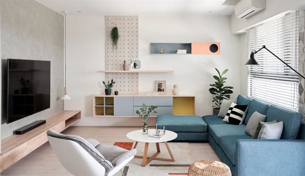 廣州市南航花園現(xiàn)代簡約風(fēng)格三居室裝修案例