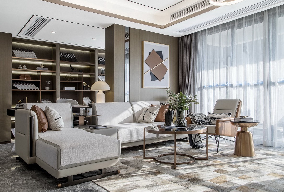 港式風格室內家裝案例效果圖-客廳沙發(fā) 港式風格室內家裝案例效果圖-客廳沙發(fā)