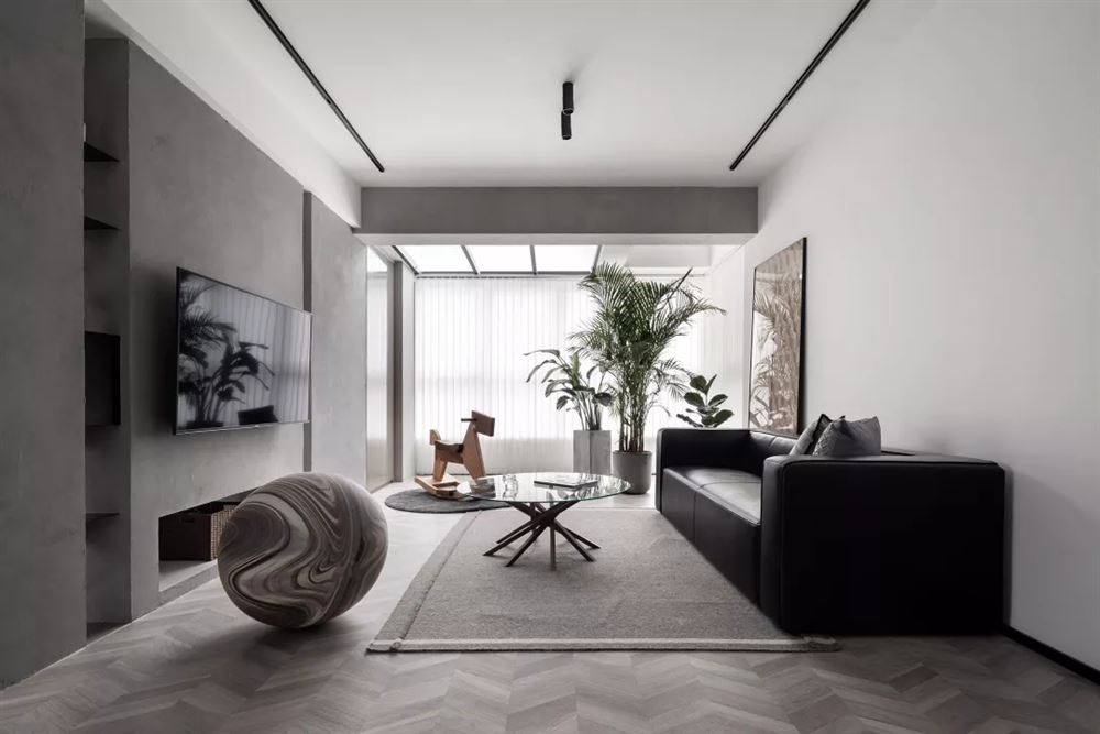 廣州市東方新世界現(xiàn)代簡約風(fēng)格三居室裝修案例