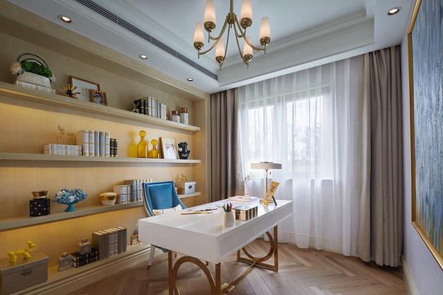裝修案例簡歐風(fēng)格室內(nèi)裝修效果圖-書房 裝修案例簡歐風(fēng)格室內(nèi)裝修效果圖-書房