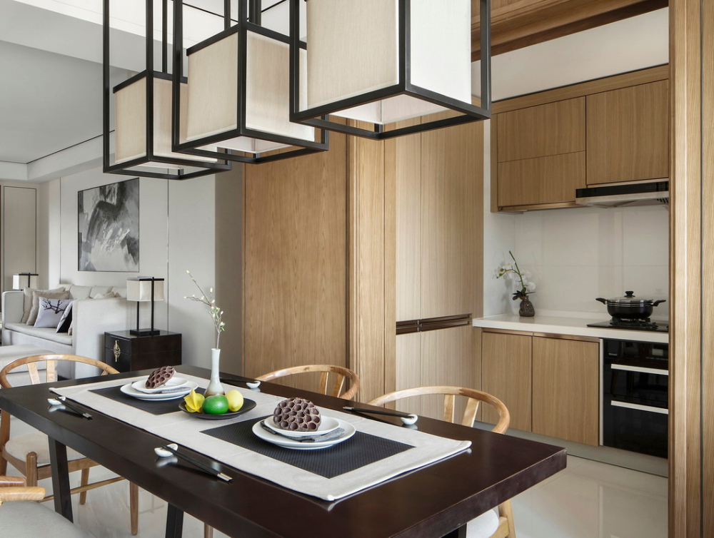 新中式風(fēng)格室內(nèi)設(shè)計(jì)家裝案例-餐廳 新中式風(fēng)格室內(nèi)設(shè)計(jì)家裝案例-餐廳