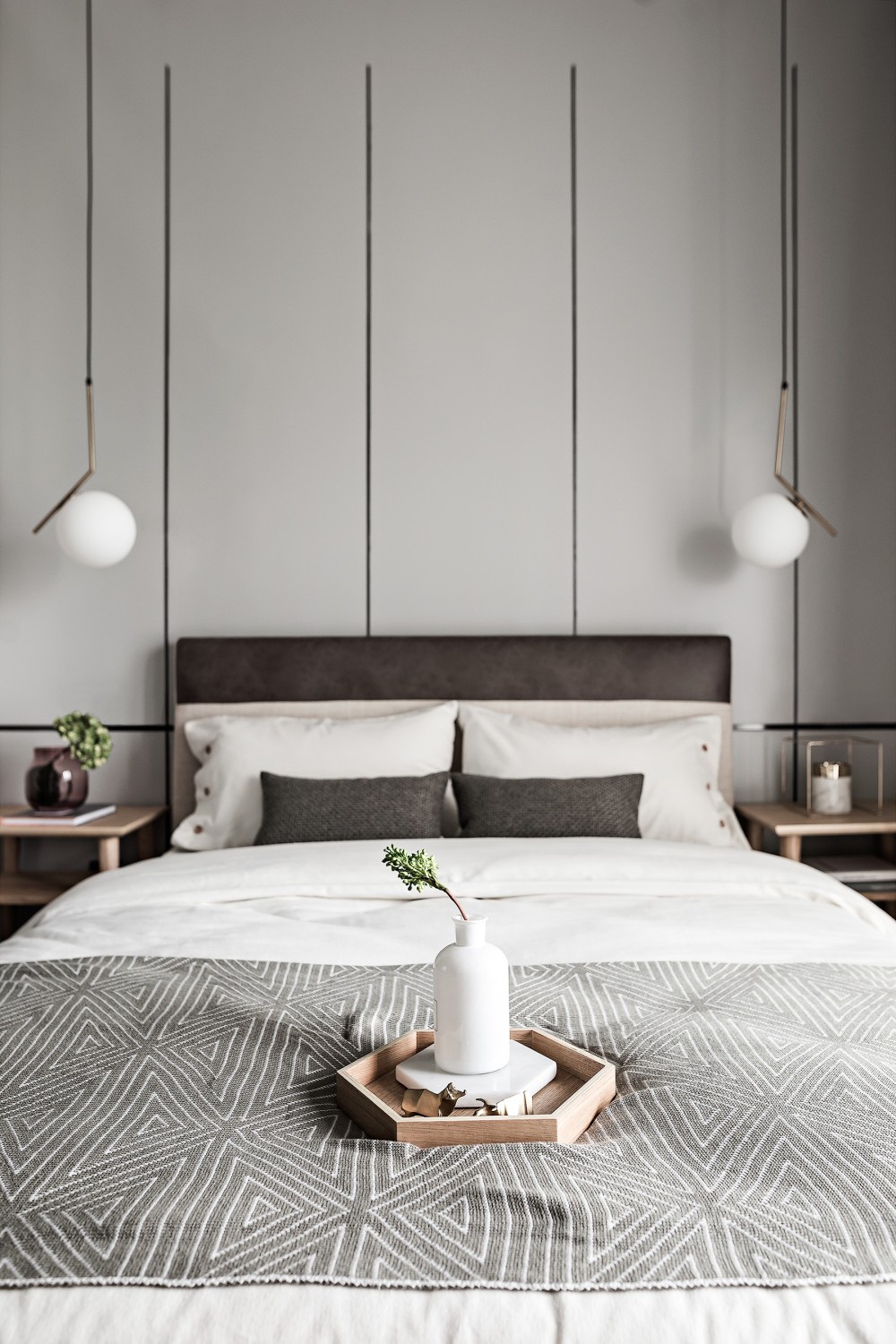 現(xiàn)代簡約風(fēng)格公寓家裝案例效果圖-主臥 現(xiàn)代簡約風(fēng)格公寓家裝案例效果圖-主臥