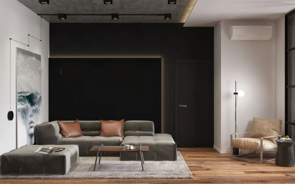 廣州市富力銀禧花園輕奢風(fēng)格四居室裝修案例