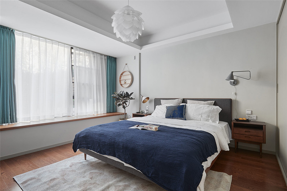 南寧榮和公園墅別墅290平米北歐風格室內裝修案例-主臥 南寧榮和公園墅別墅290平米北歐風格室內裝修案例-主臥