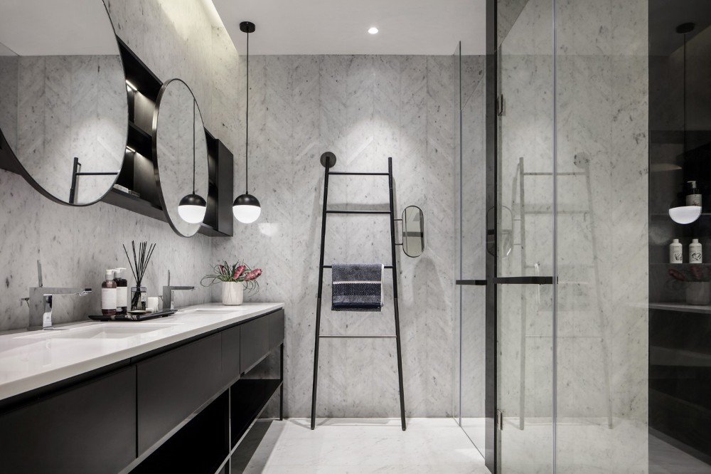 簡約黑白灰風(fēng)格室內(nèi)設(shè)計(jì)家裝案例-衛(wèi)生間 簡約黑白灰風(fēng)格室內(nèi)設(shè)計(jì)家裝案例-衛(wèi)生間