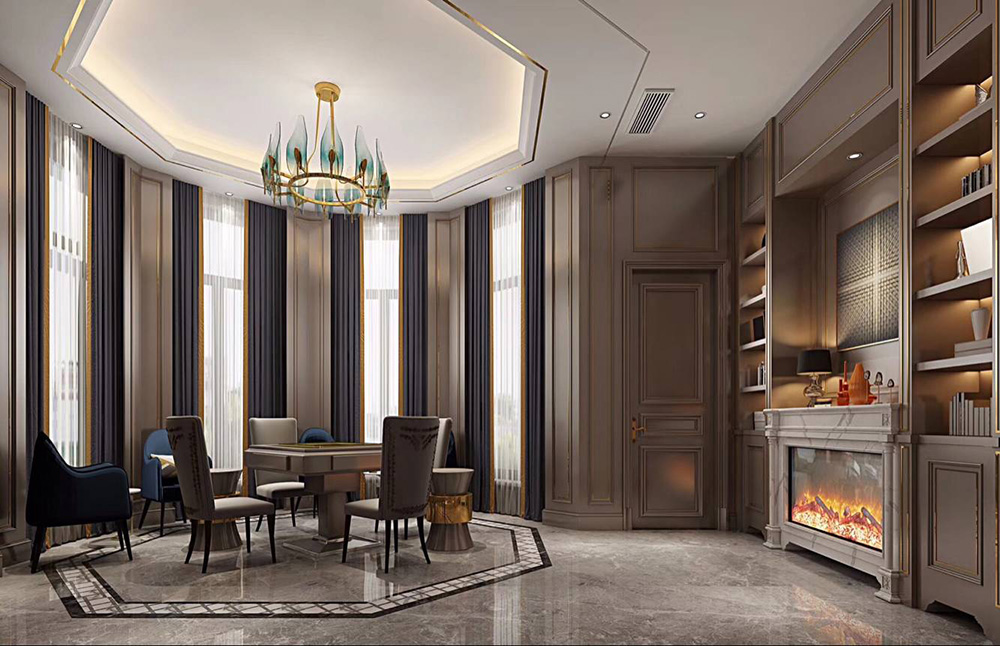 簡(jiǎn)歐輕奢風(fēng)格別墅裝修設(shè)計(jì)效果圖-依云水岸別墅366平米-別墅裝修設(shè)計(jì)休閑室 簡(jiǎn)歐輕奢風(fēng)格別墅裝修設(shè)計(jì)效果圖-依云水岸別墅366平米-別墅裝修設(shè)計(jì)休閑室