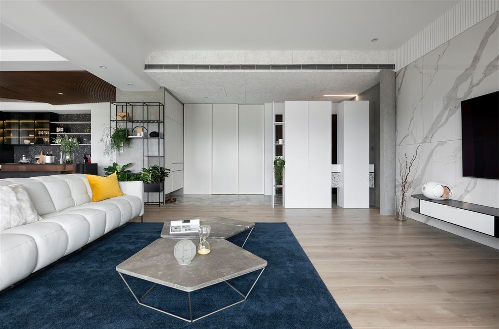 佛山市峰睿公館現(xiàn)代簡(jiǎn)約風(fēng)格四居室裝修案例