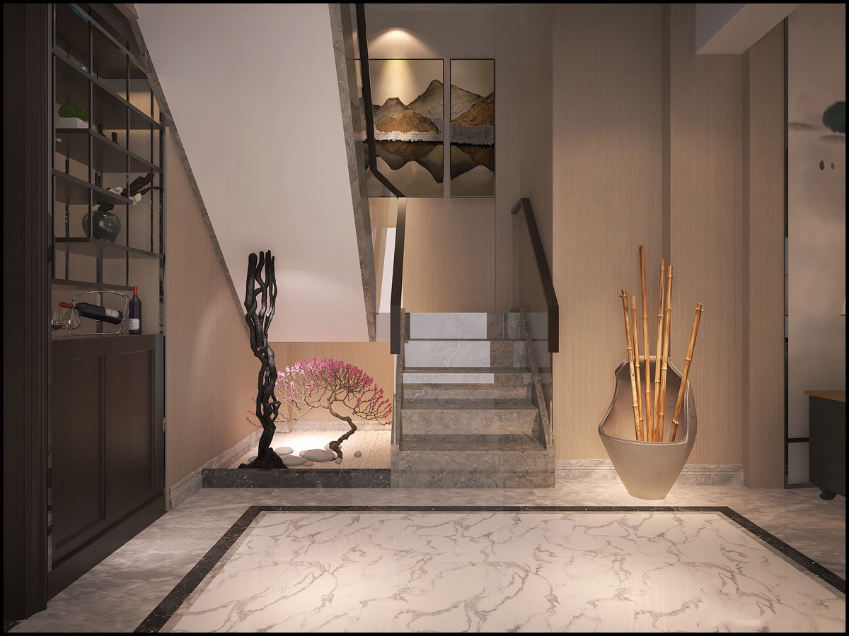 現(xiàn)代前衛(wèi)風(fēng)格室內(nèi)裝修效果圖-國際花園城芙蓉苑三居156平米-樓梯間 現(xiàn)代前衛(wèi)風(fēng)格室內(nèi)裝修效果圖-國際花園城芙蓉苑三居156平米-樓梯間