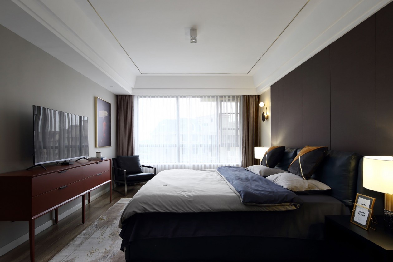 裝修案例現(xiàn)代簡約風格室內(nèi)裝修效果圖-臥室 裝修案例現(xiàn)代簡約風格室內(nèi)裝修效果圖-臥室