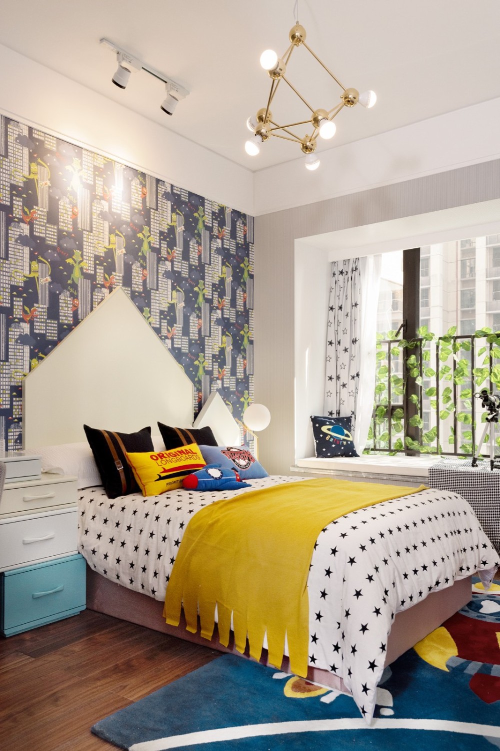 現(xiàn)代簡約風格室內(nèi)設(shè)計家裝案例-兒童房 現(xiàn)代簡約風格室內(nèi)設(shè)計家裝案例-兒童房