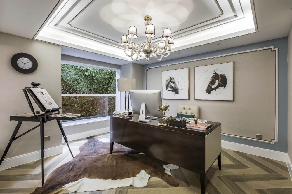 歐式復(fù)古風(fēng)格別墅室內(nèi)設(shè)計(jì)家裝案例-書房 歐式復(fù)古風(fēng)格別墅室內(nèi)設(shè)計(jì)家裝案例-書房