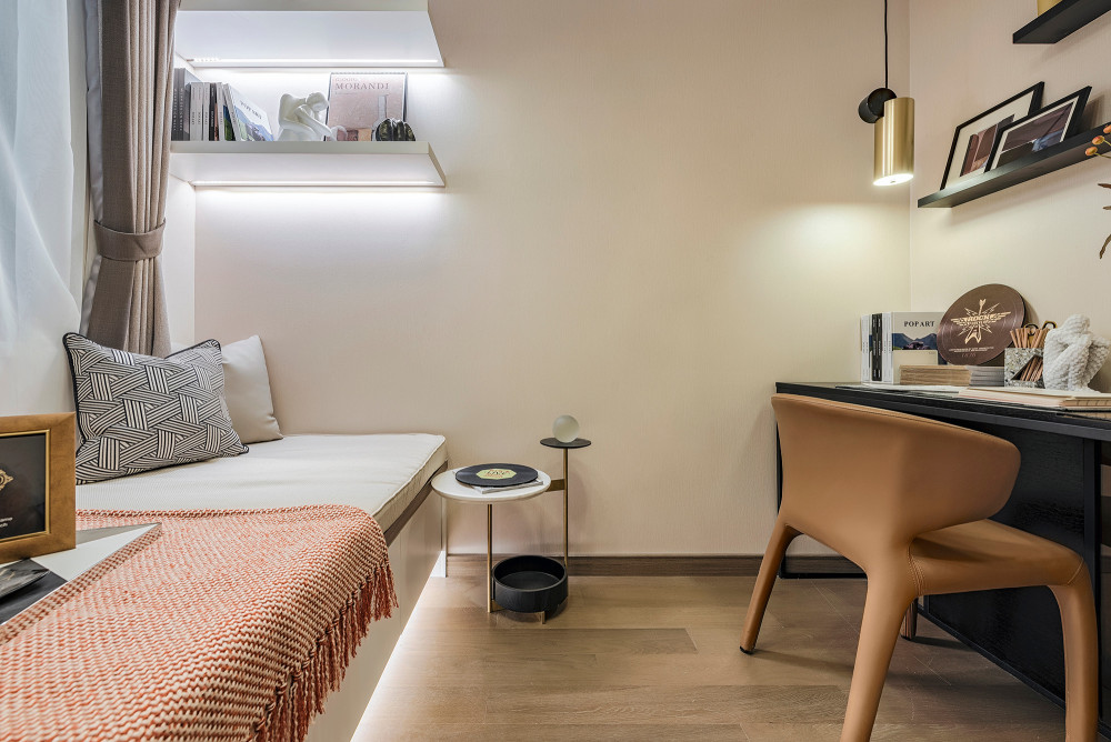 現(xiàn)代簡約風(fēng)格室內(nèi)家裝案例效果圖-次臥 現(xiàn)代簡約風(fēng)格室內(nèi)家裝案例效果圖-次臥