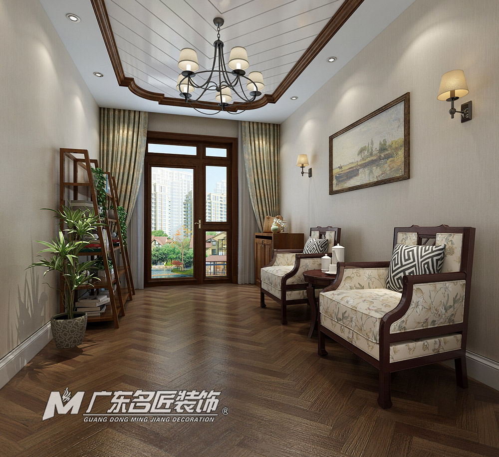 九號(hào)別墅410平米美式鄉(xiāng)村風(fēng)格裝修案例-休息室 九號(hào)別墅410平米美式鄉(xiāng)村風(fēng)格裝修案例-休息室