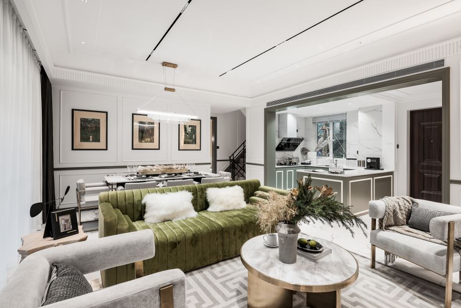 江門市開平中山城歐式風格復式裝修案例