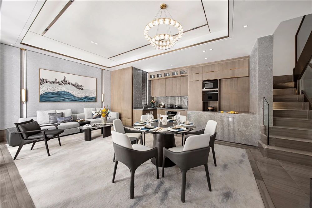 新中式風格室內(nèi)設(shè)計家裝案例-客餐廳 新中式風格室內(nèi)設(shè)計家裝案例-客餐廳