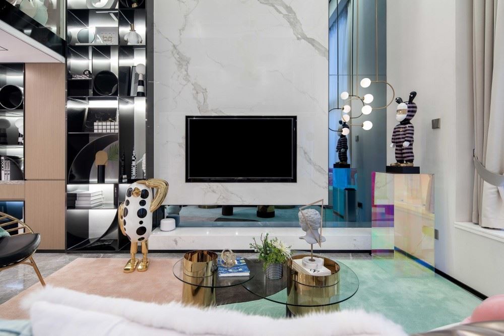 江門市星海灣華庭輕奢風(fēng)格復(fù)式裝修案例