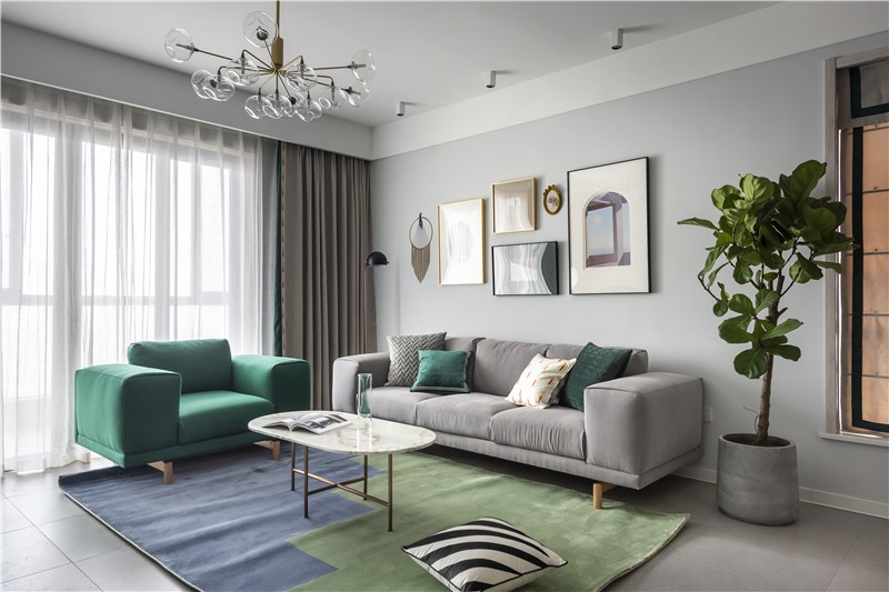 裝修案例北歐風格室內(nèi)裝修效果圖-客廳 裝修案例北歐風格室內(nèi)裝修效果圖-客廳