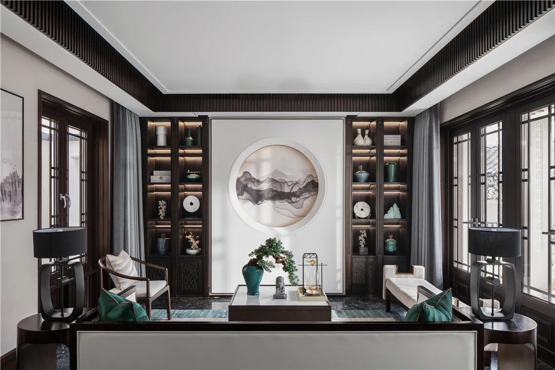 新中式風格室內設計家裝案例-客廳 新中式風格室內設計家裝案例-客廳