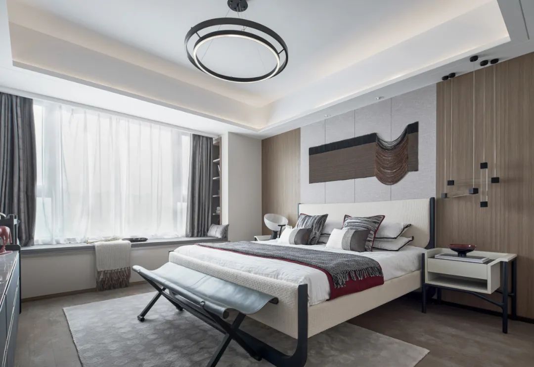 新中式風(fēng)格室內(nèi)設(shè)計(jì)家裝案例-主臥 新中式風(fēng)格室內(nèi)設(shè)計(jì)家裝案例-主臥