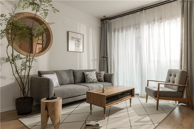 深圳市中海寰宇瓏宸花園北歐風(fēng)格三居室裝修案例