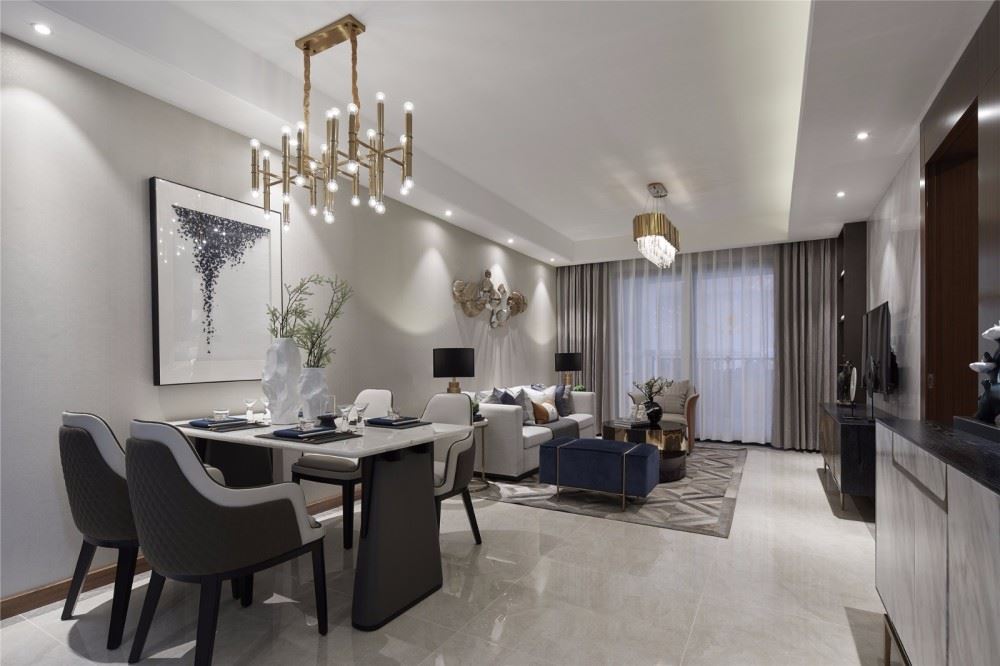 曲靖市瑞和新城北歐風格三居室裝修案例