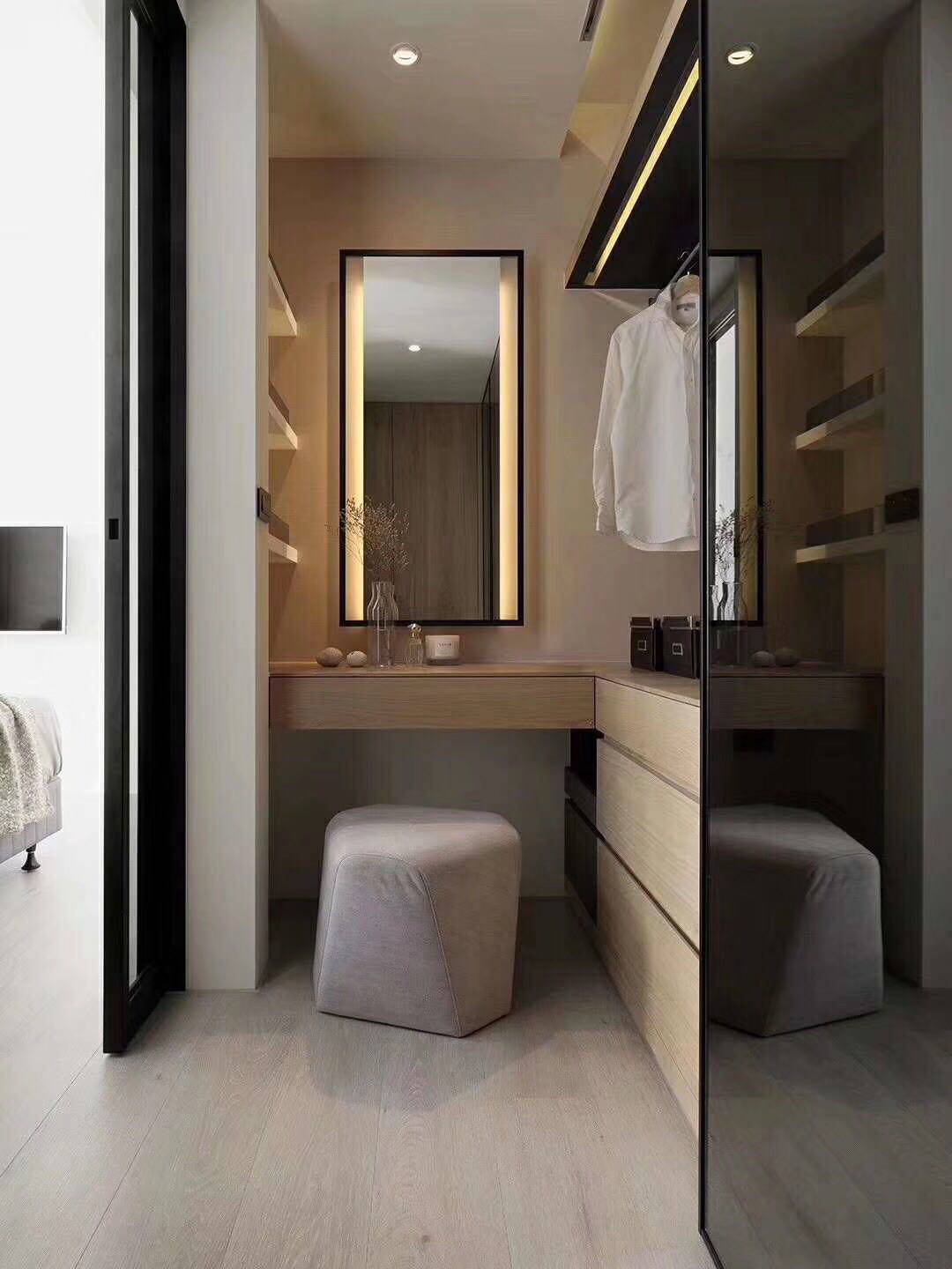 星星凱旋國(guó)際三居128平米簡(jiǎn)約現(xiàn)代風(fēng)格裝修案例-衣帽間 星星凱旋國(guó)際三居128平米簡(jiǎn)約現(xiàn)代風(fēng)格裝修案例-衣帽間