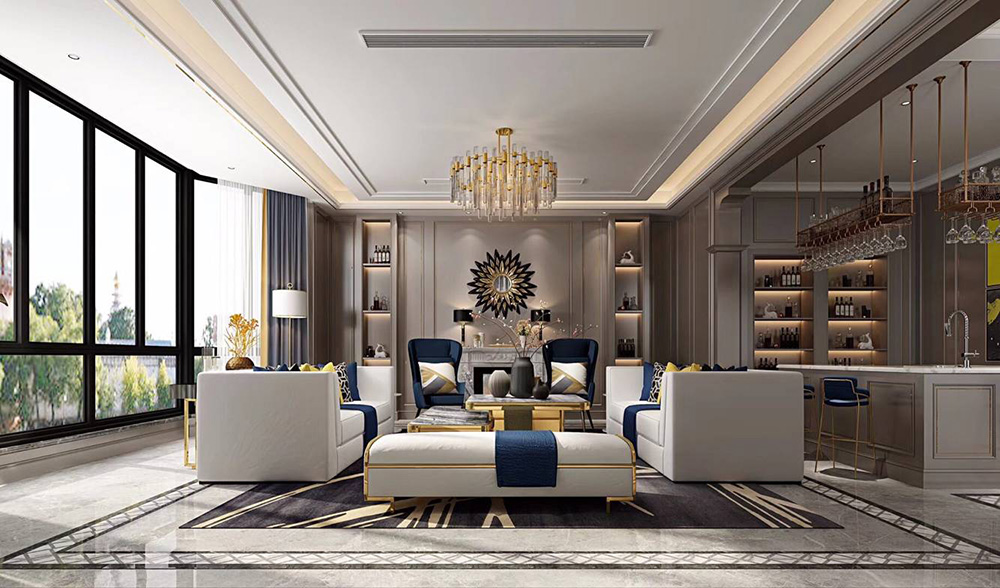 簡(jiǎn)歐輕奢風(fēng)格別墅裝修設(shè)計(jì)效果圖-依云水岸別墅366平米-別墅裝修設(shè)計(jì)客廳 簡(jiǎn)歐輕奢風(fēng)格別墅裝修設(shè)計(jì)效果圖-依云水岸別墅366平米-別墅裝修設(shè)計(jì)客廳