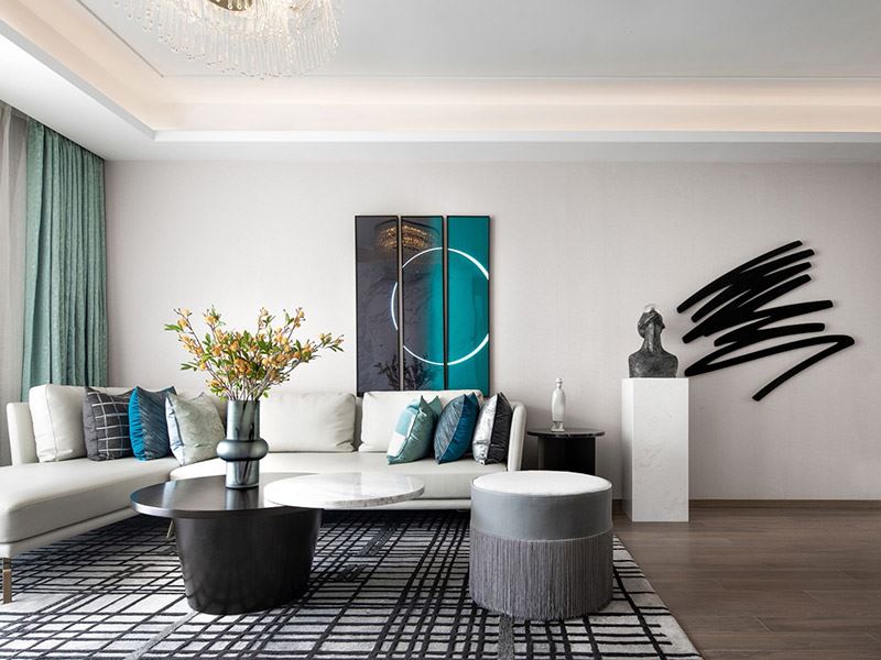 河源市雅居樂(lè)新地現(xiàn)代簡(jiǎn)約風(fēng)格三居室裝修案例