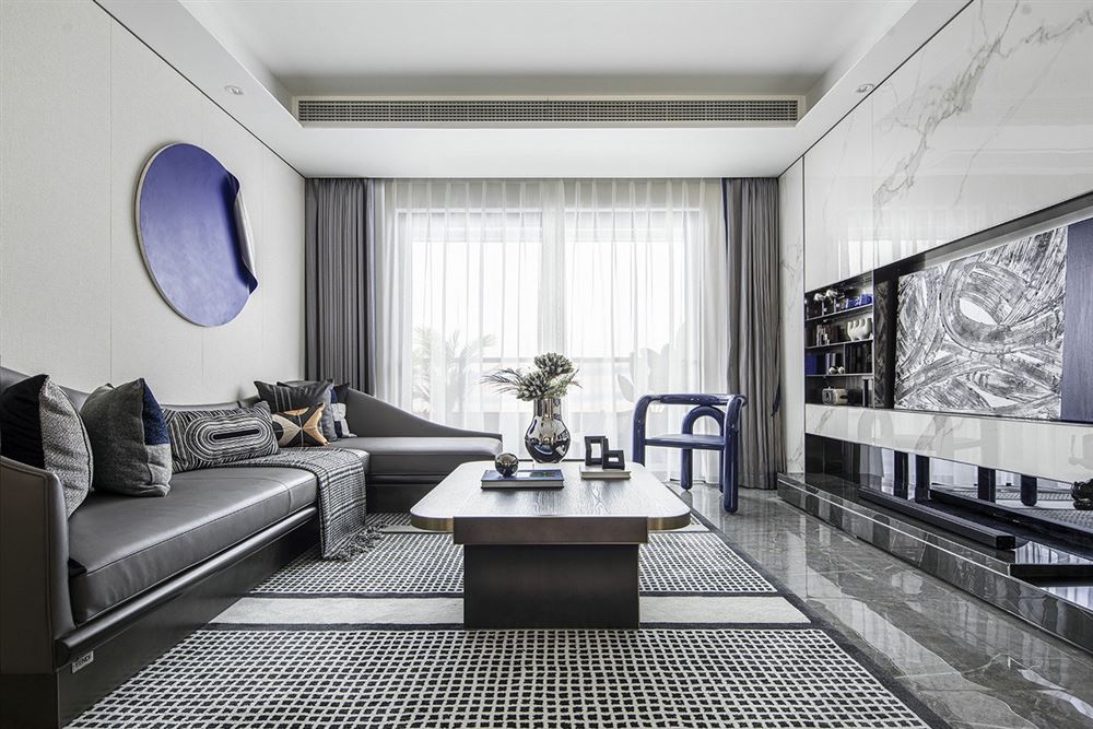 江門市時(shí)代春樹里現(xiàn)代風(fēng)格三居室裝修案例