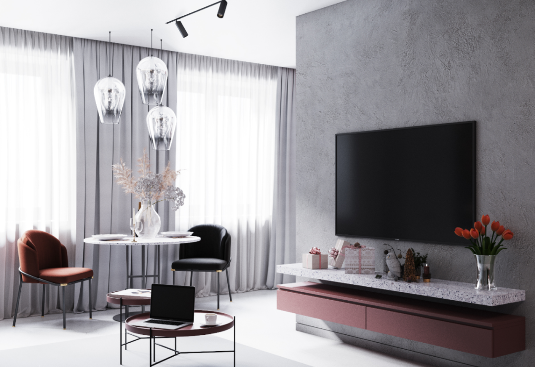 裝修案例高級灰混搭風(fēng)格室內(nèi)裝修效果圖-客廳電視背景墻 裝修案例高級灰混搭風(fēng)格室內(nèi)裝修效果圖-客廳電視背景墻