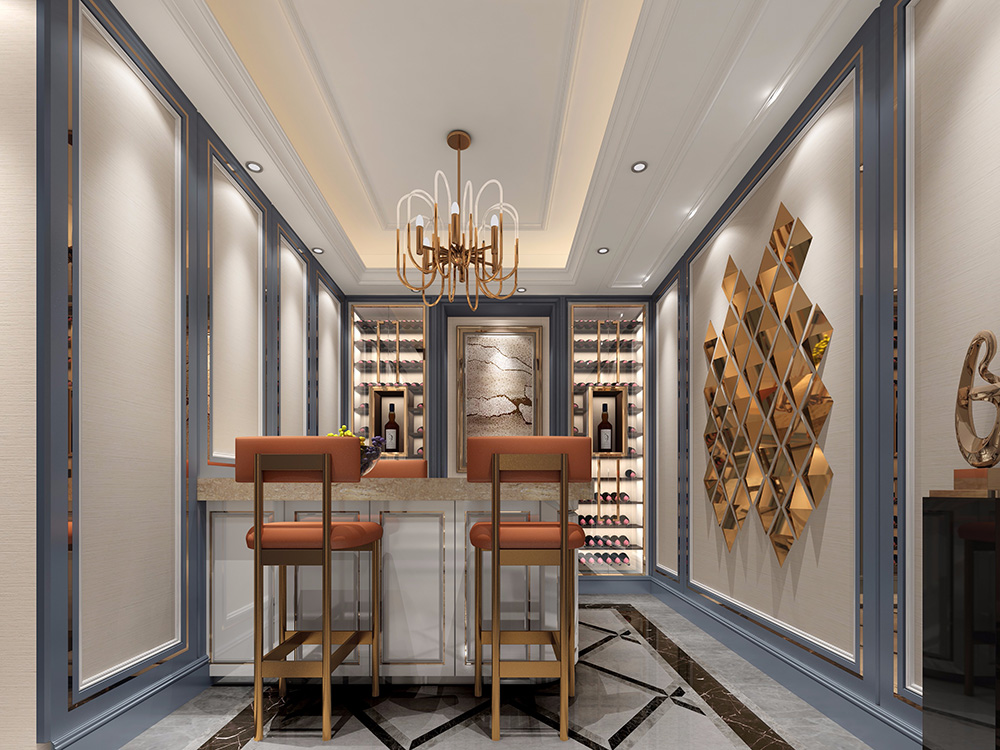 簡(jiǎn)歐風(fēng)格別墅裝修設(shè)計(jì)效果圖-萬科城別墅350平米-別墅吧臺(tái)裝修設(shè)計(jì) 簡(jiǎn)歐風(fēng)格別墅裝修設(shè)計(jì)效果圖-萬科城別墅350平米-別墅吧臺(tái)裝修設(shè)計(jì)