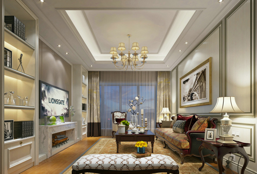 韶關(guān)市金科集美江山歐式風(fēng)格別墅裝修案例