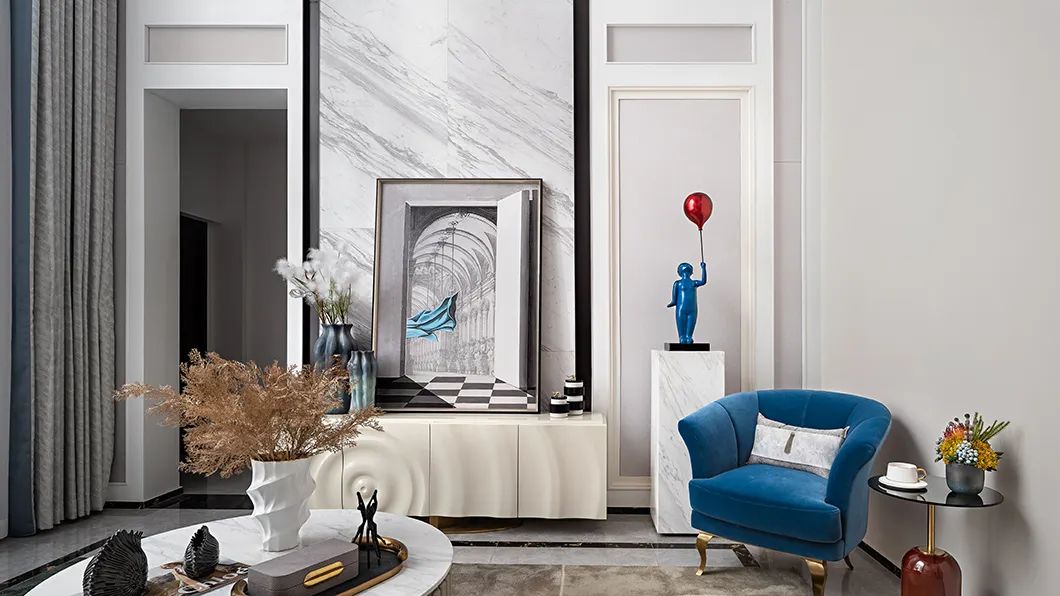 裝修案例法式風(fēng)格別墅裝修效果圖-客廳 裝修案例法式風(fēng)格別墅裝修效果圖-客廳