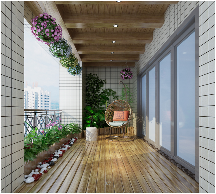 佛山裝修公司簡歐風格室內(nèi)裝修效果圖-陽臺 佛山裝修公司簡歐風格室內(nèi)裝修效果圖-陽臺