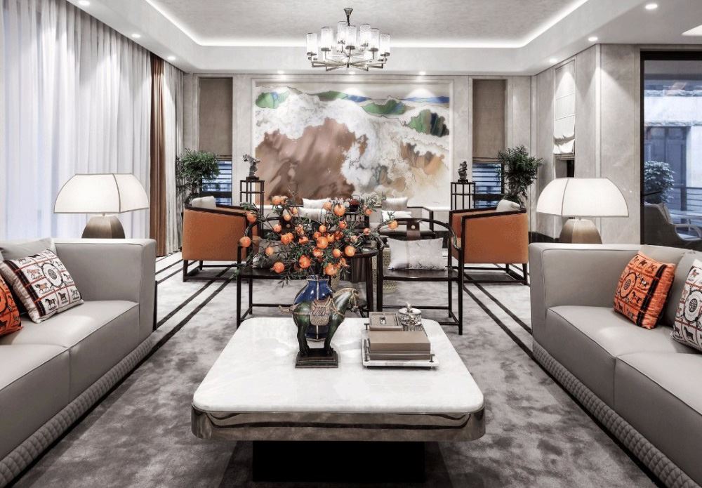 佛山市卓越蔚藍星宸現(xiàn)代簡約風(fēng)格別墅裝修案例