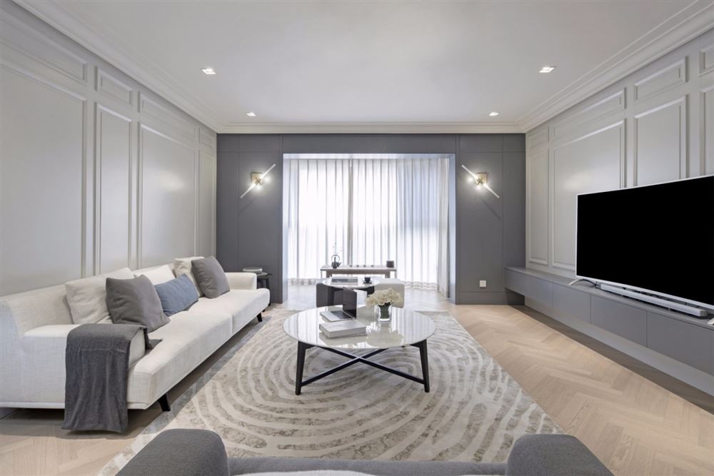 湛江市萬象凱旋灣現(xiàn)代簡約風格四居室裝修案例