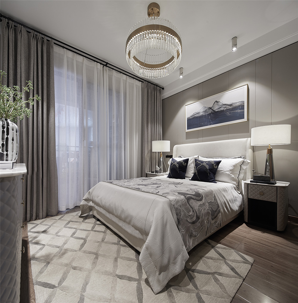 現(xiàn)代簡約風格室內(nèi)裝修效果圖-恒大新城二居95平米-臥室 現(xiàn)代簡約風格室內(nèi)裝修效果圖-恒大新城二居95平米-臥室