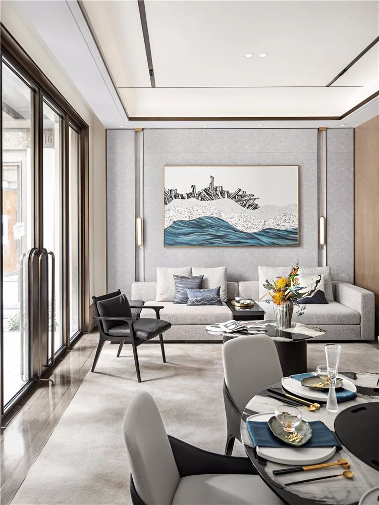 新中式風格室內(nèi)設(shè)計家裝案例-客廳 新中式風格室內(nèi)設(shè)計家裝案例-客廳